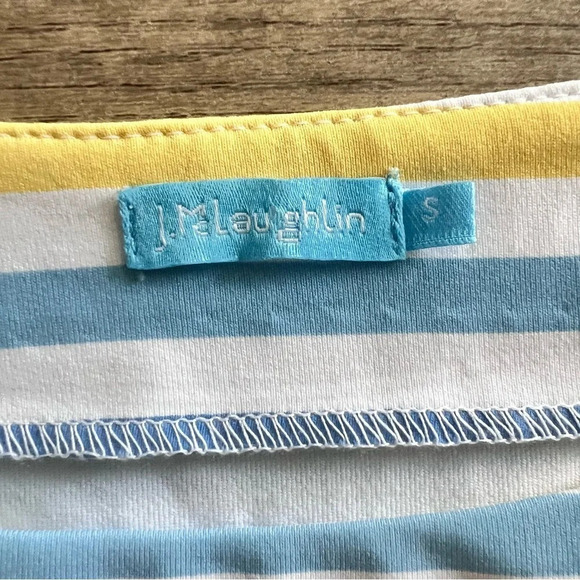 J McLaughlin Striped Top Stretchy - Picture 2 of 4